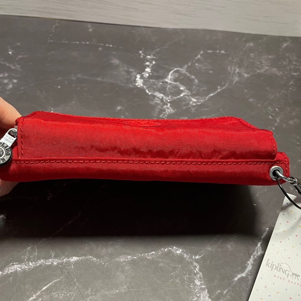 NWT Kipling Imogen Cherry Red Zip Around Wallet π π - Picture 12 of 14